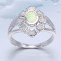 Modeschmuck Hersteller in Indien Fancy Stones australischen Feueropal Ring